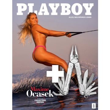 PLAYBOY 6 Ausgaben Print + LEATHERMAN REBAR